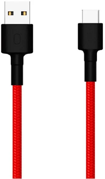 Кабель Xiaomi USB Type-C - USB, 5A, плетеный, 1 метр, красный (SJV4110GL)-0