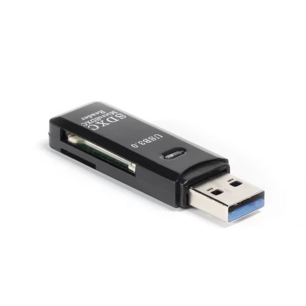 Картридер Smartbuy 750, USB 3.0 SD/MicroSD, черный-0