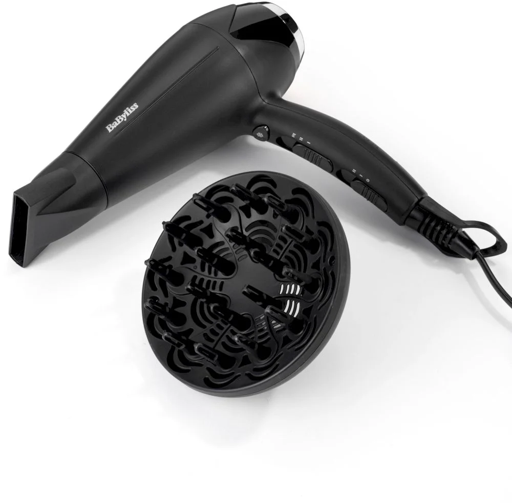 Фен BaByliss D572DE (2200 Вт / 3 режима / холодный воздух / шнур - 1,95 м / диффузор)-2