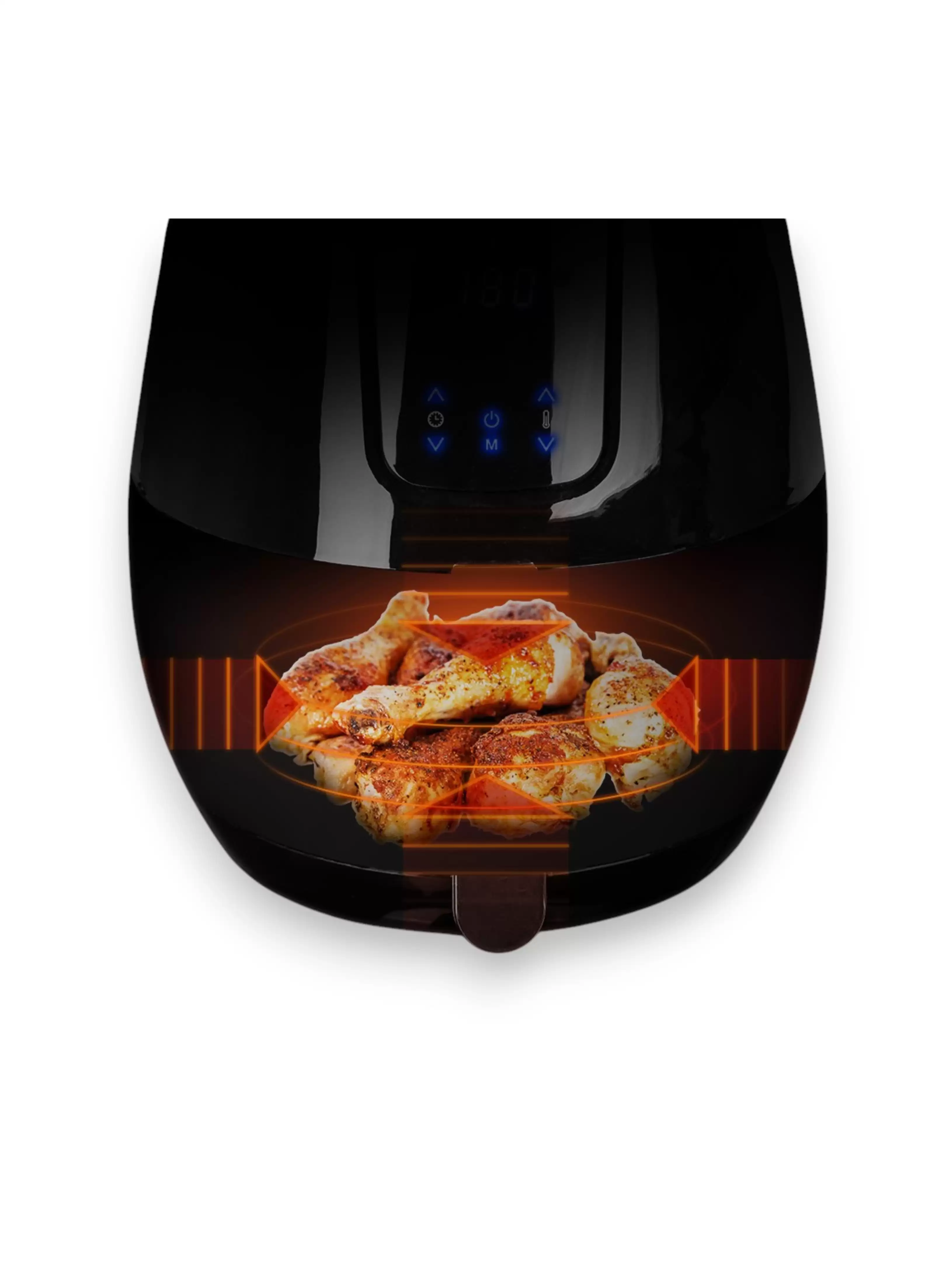 Аэрогриль Редмонд AG1902 (1500 Вт, 3,1 л, упр. - сенсорное, программ - 7, таймер на - 30 мин)-1