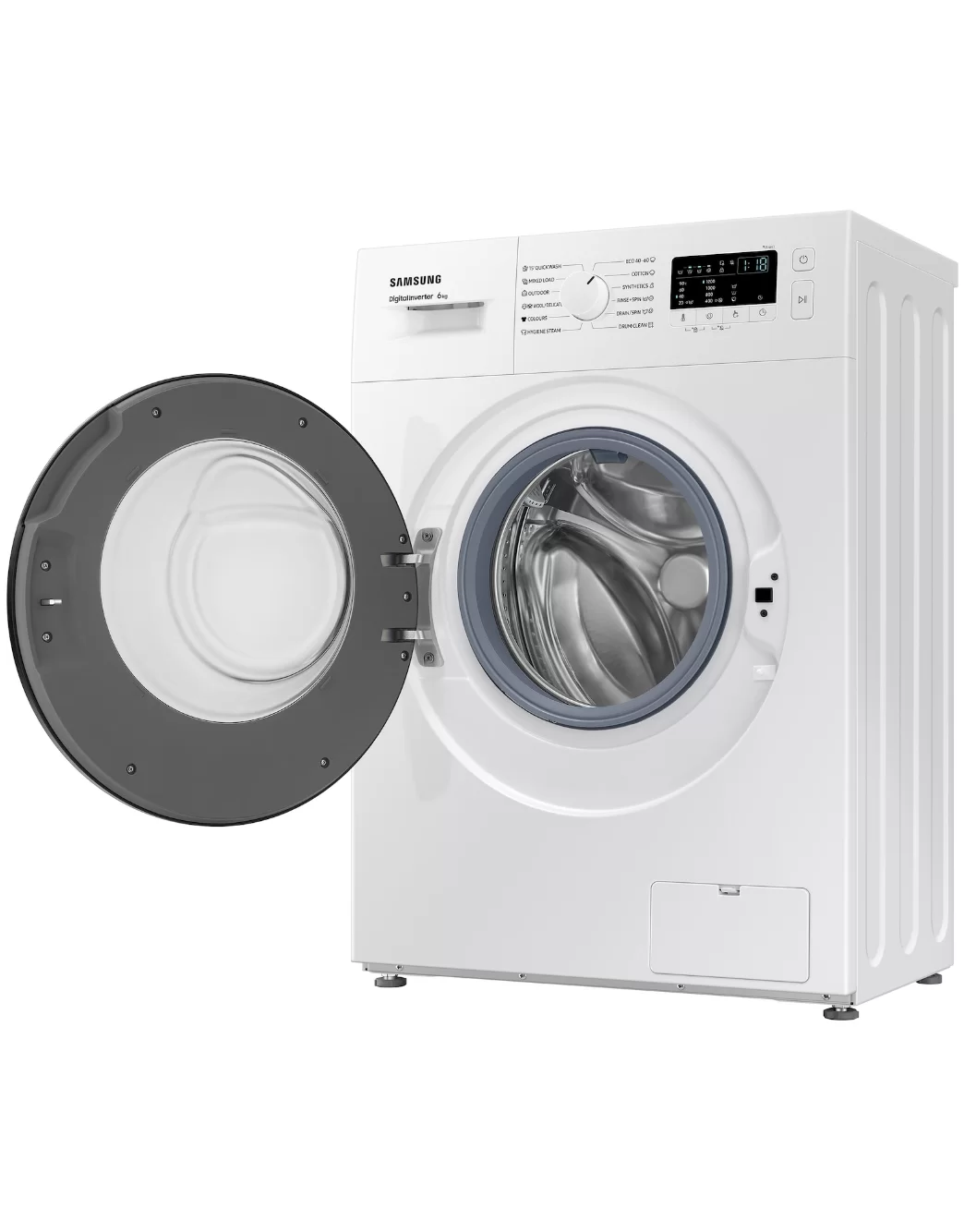 Стиральная машина Samsung WW60A3120BE/LE (40см / 6кг / 1200об / пар / Drum Clean / мотор - Digital Inverter)-4