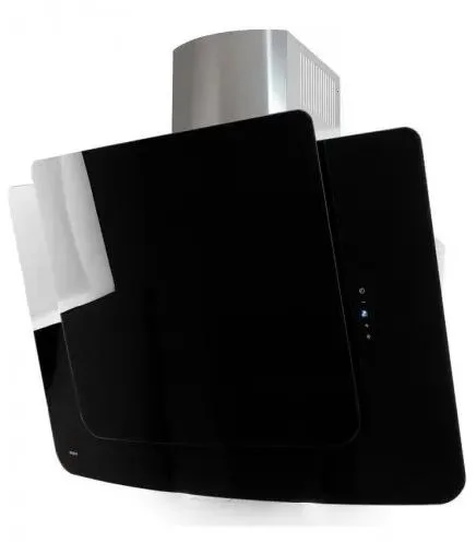 Вытяжка наклонная AKPO WK-9 Sirius Plus 60 Black/Inox (1050 м³/ч / 240 Вт / LED освещение 2x2 Вт / ширина - 60 см / чёрное стекло)-0