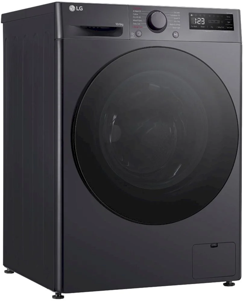 Стирально-сушильная машина LG F4DR510S2M (56.5см / 10кг / 6кг / 1400об / пар / AI DD / TurboWash™360 / Inverter Direct Drive / A+++ / Чёрная)-9