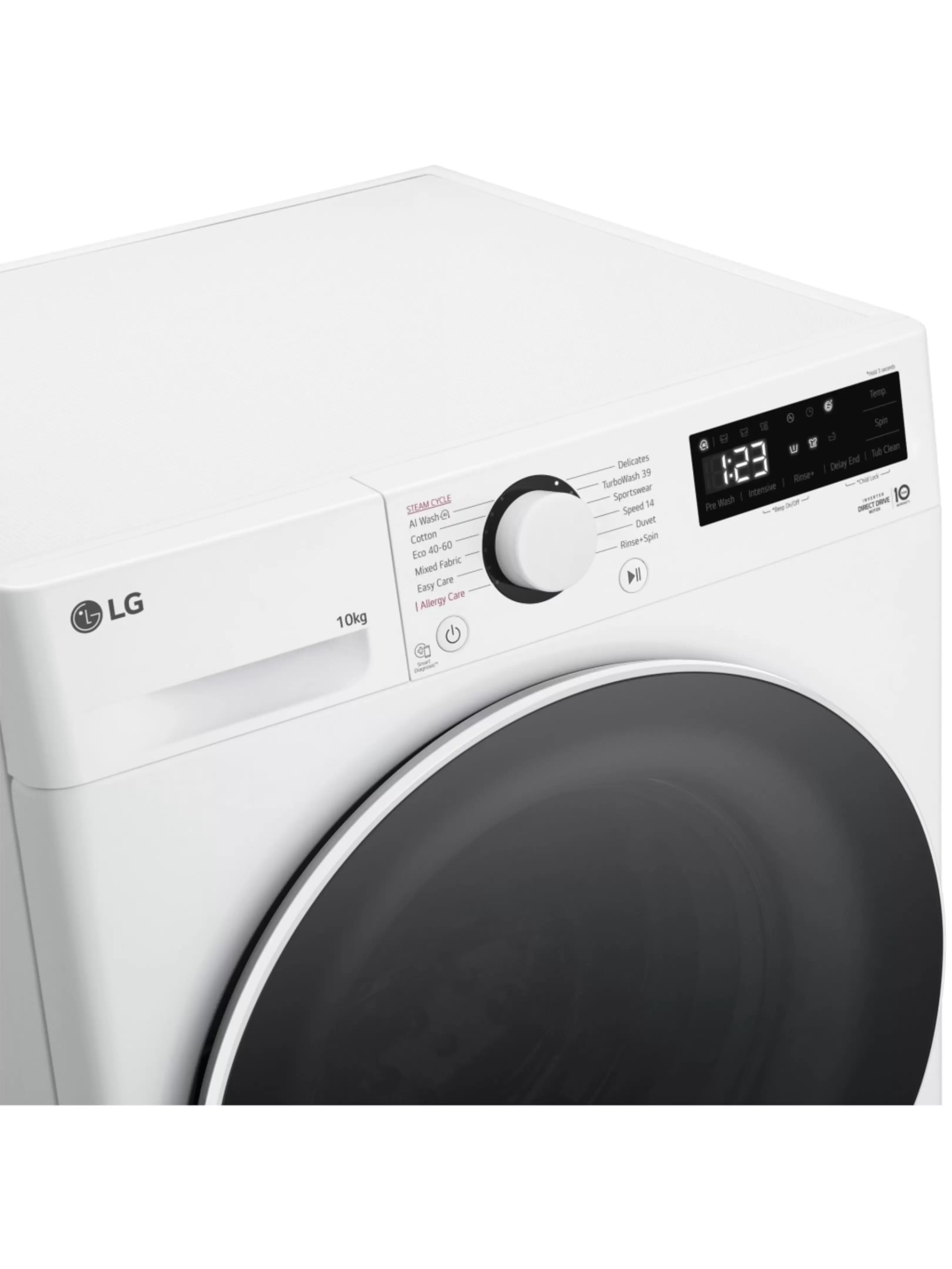 Стиральная машина LG F4WR510S0W (56,5см / 10кг / 1400об / пар / AI DD / Steam / Smart Diagnosis / Inverter Direct Drive / A+++)-2