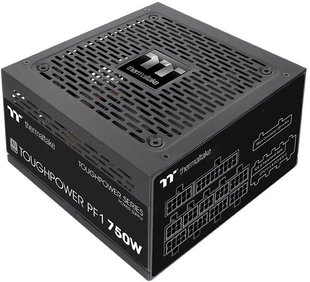 Блок питания Thermaltake 750W Toughpower PF1 модульный (80+ Platinum, 20+4 pin, 2x 4+4 pin CPU, 4x 6+2 pin PCI-E, 9 SATA, Smart Zero Fan, 120mm Fan)-0