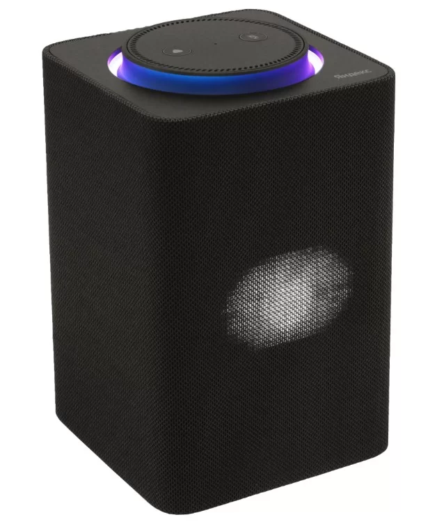 Умная колонка Яндекс Станция Макс с Zigbee с голосовым помощником Алиса, чёрный-1