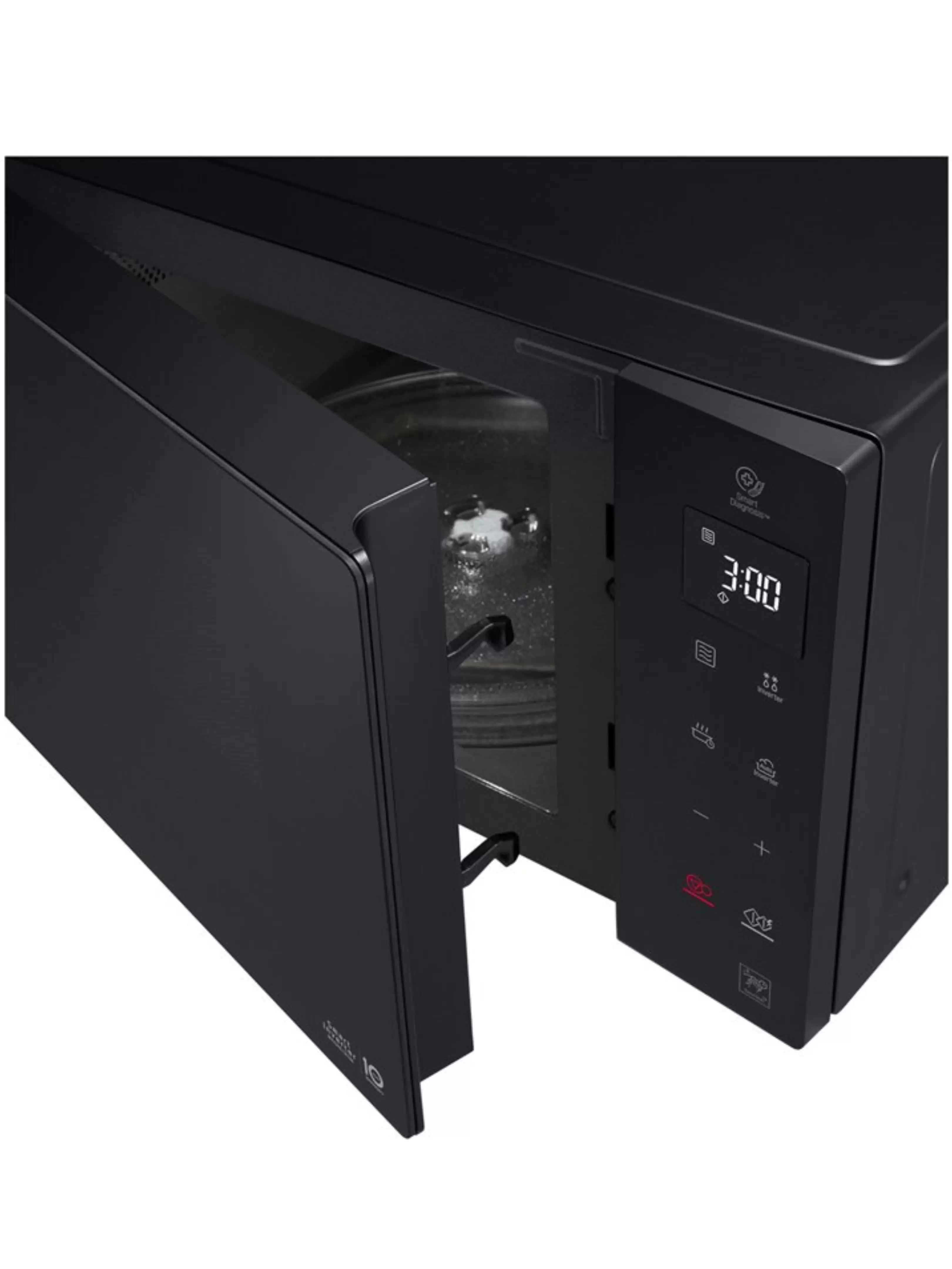 Микроволновая печь LG MH6535GIS (25 л, 1000 Вт, Гриль 900 Вт, переключатели сенсор, чёрный, EasyClean, Smart Inverter)-4