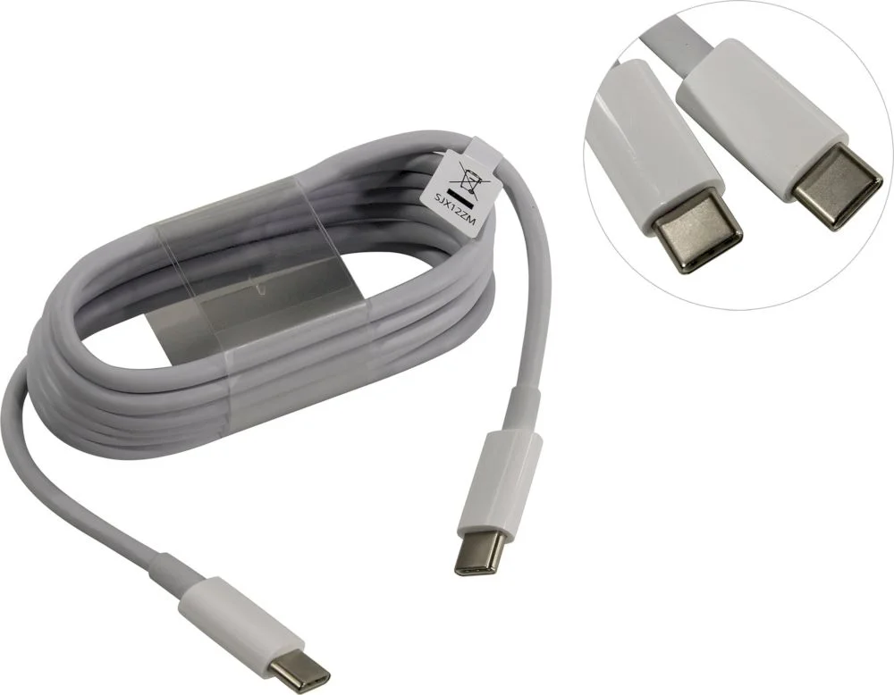 Кабель Xiaomi USB Type-C - USB Type-C, 5A, 1.5 метра, белый (SJV4108GL)-1