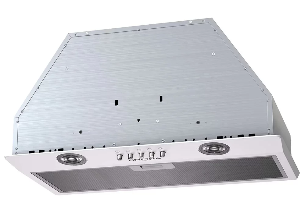 Вытяжка полновстраиваемая KRONA RUNA 600 white PB (650 м³/ч / 65 Вт / LED освещение 2x1 Вт/ ширина - 52.5 см / Белый)-0