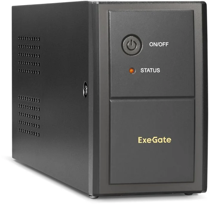 ИБП Exegate  BNB-800.LED.AVR.2SH <800VA/480W, LED, AVR,2*Schuko, металлический корпус, Black> EP212516RUS-0