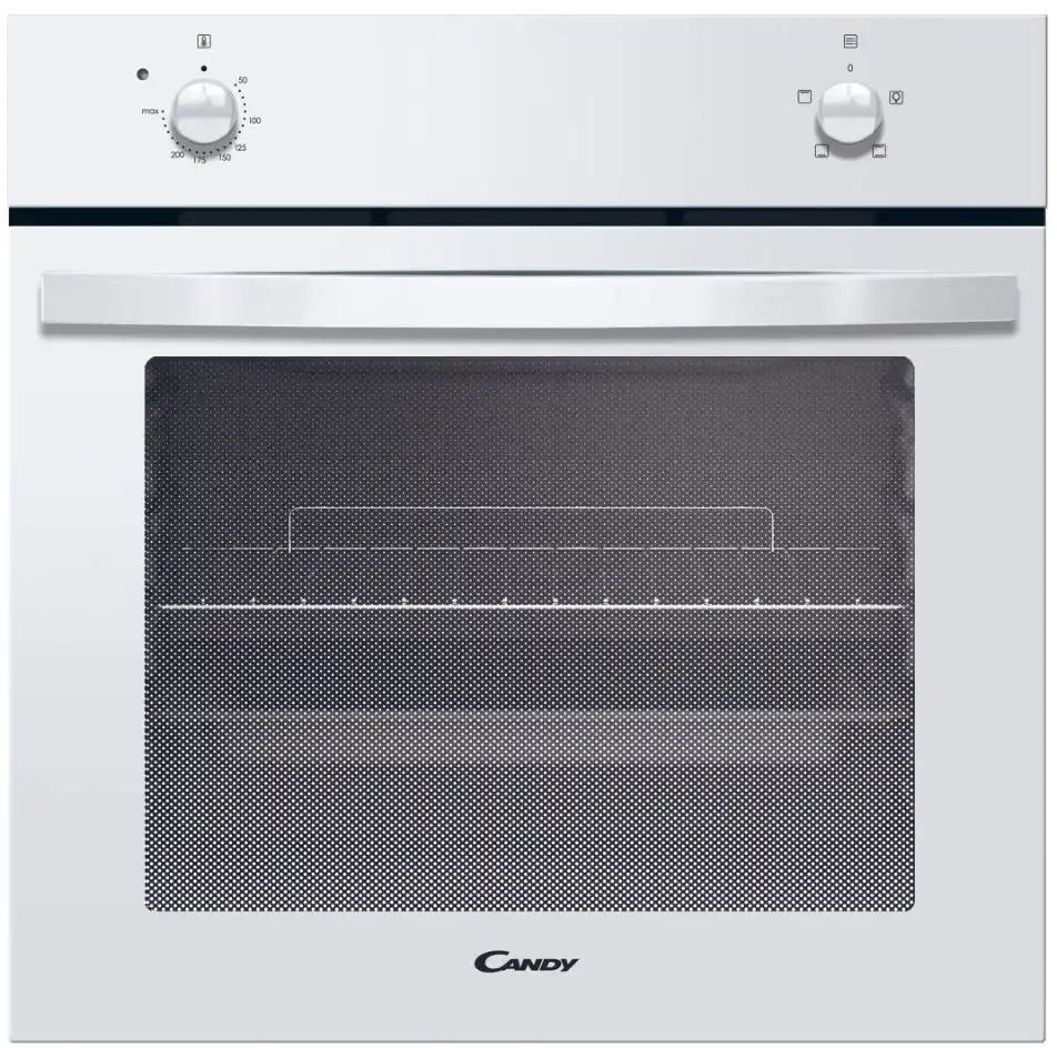 Духовой шкаф Candy FIDC B100 (Idea / 70 л / до 250 °C / Белый, эмаль / Гриль / Рельефные направляющие / A)-0