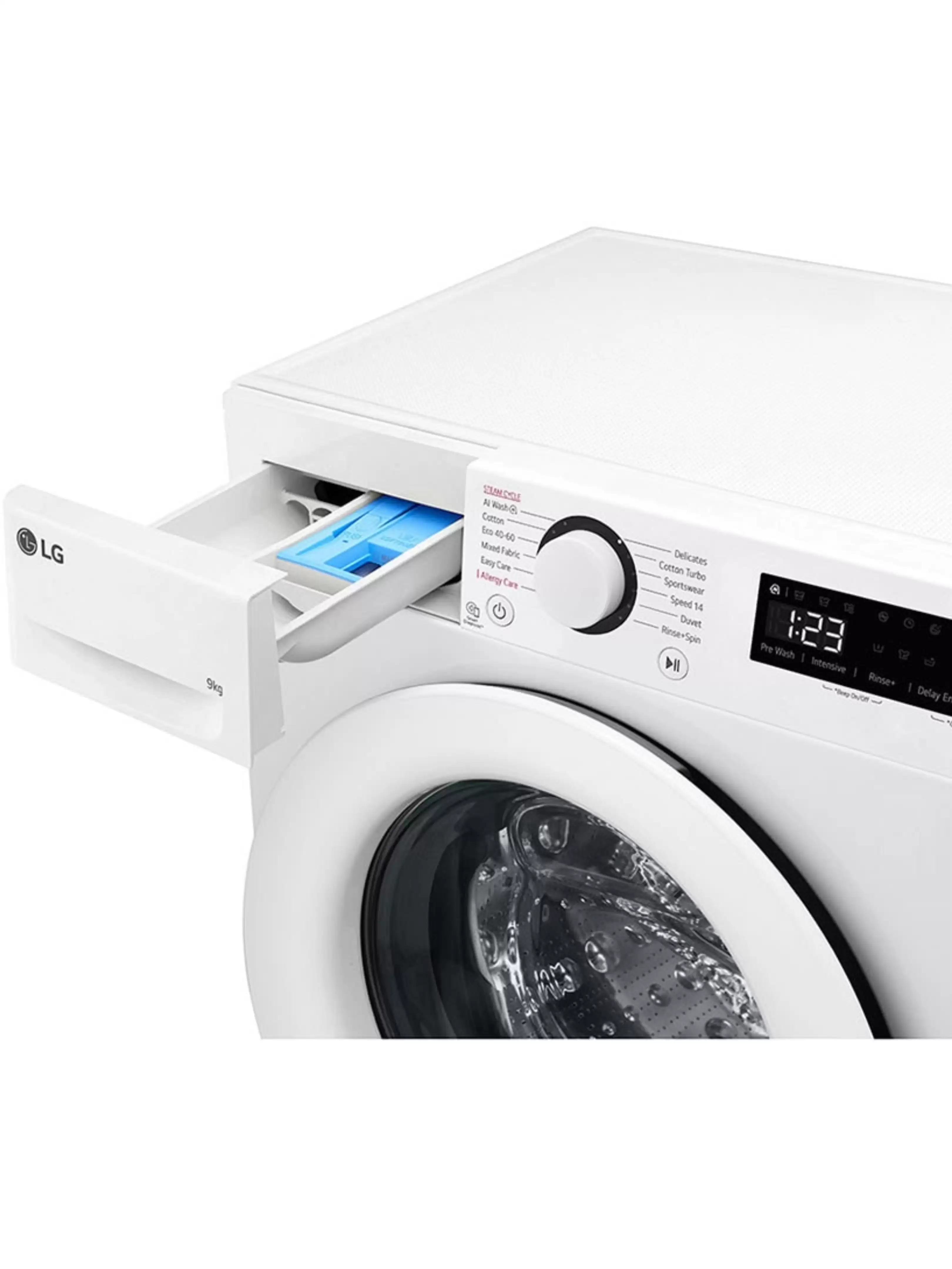 Стиральная машина LG F2WR509SWW (47,5 см / 9 кг / 1200 об / пар / AI DD™ / Steam™ / Smart Diagnosis / А+++)-4