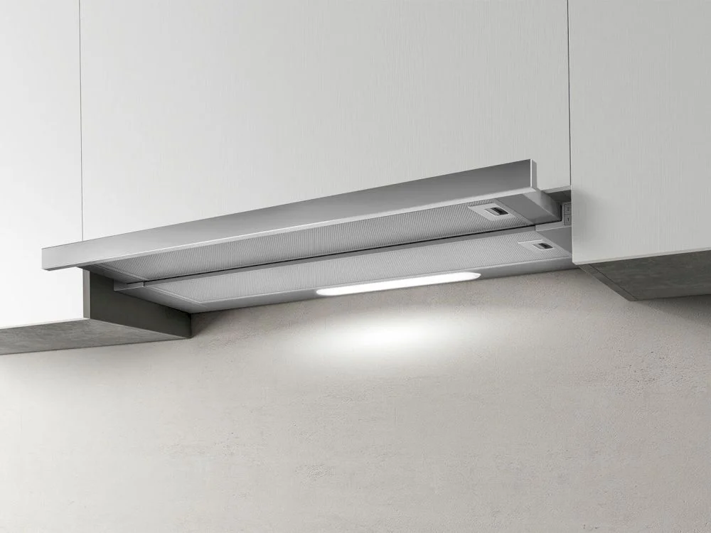 Вытяжка телескопическая Elica Elite 14 Lux GRIX/A/90 (650 м³/ч / 121 Вт / LED освещение 2x3 Вт / ширина - 89.8 см / нерж. сталь)-2
