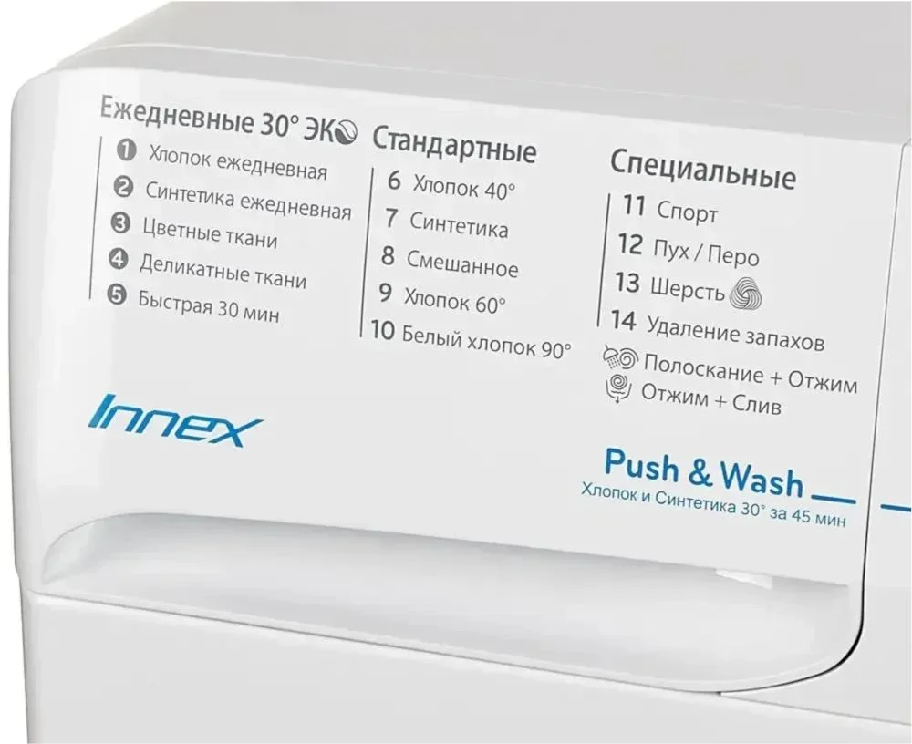Стиральная машина Indesit BWSB 51051 (43см / 5кг / 1000об / Water Balance Plus / Push&Go / А)-5