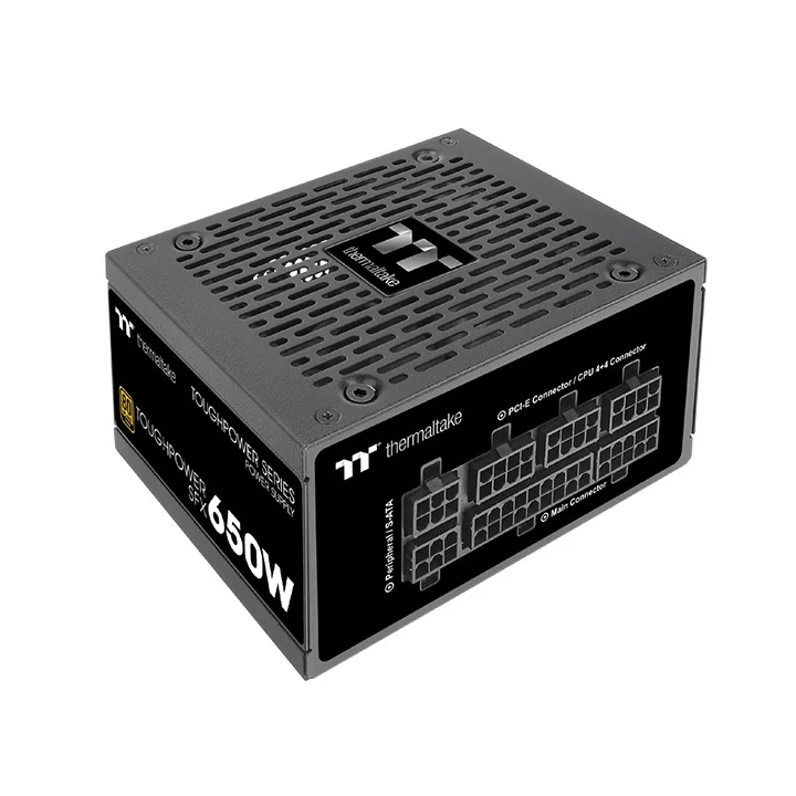 Блок питания Thermaltake SFX 650W Toughpower (80+ Gold, 20+4 pin, 2x 4+4 pin CPU, 2x 6+2 pin PCI-E, 3 SATA, Zero RPM Smart Fan, 90mm Fan)-0
