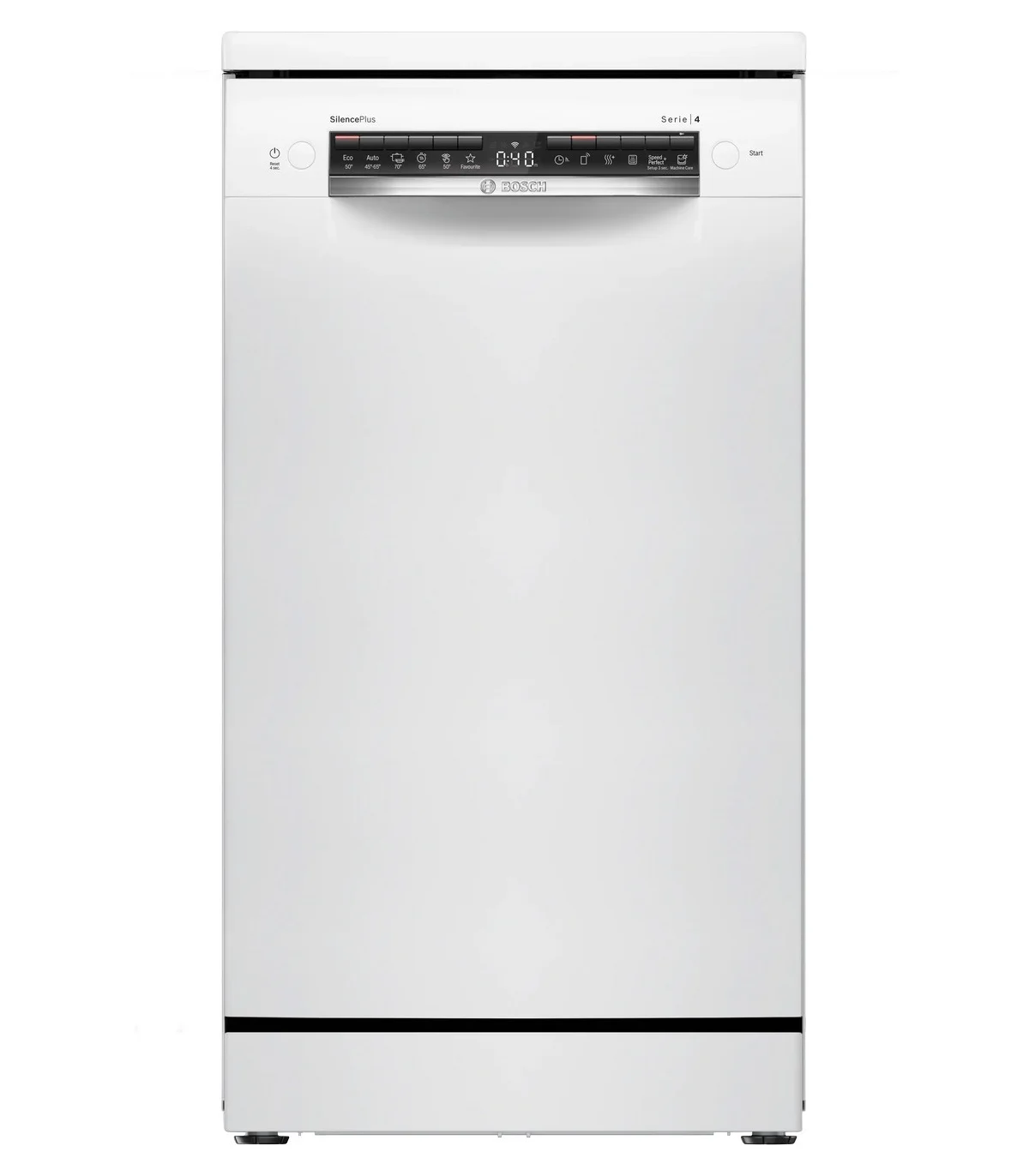 Машина посудомоечная отдельностоящая 45 см Bosch SPS4HMW13E (10 комплектов / 3 полки / Расход воды - 8,9 л / Home Connect / ExtraDry)-0