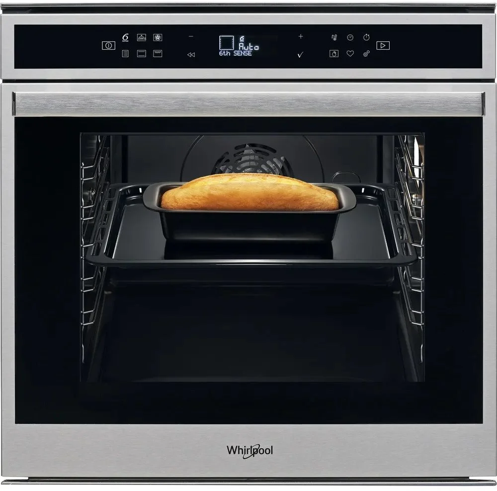 Духовой шкаф Whirlpool W6 OM4 4S1 H (73 л / до 250 °C / Нерж.сталь / Гидролиз / Гриль / Телескоп. напр. / SoftClose / A+)-0