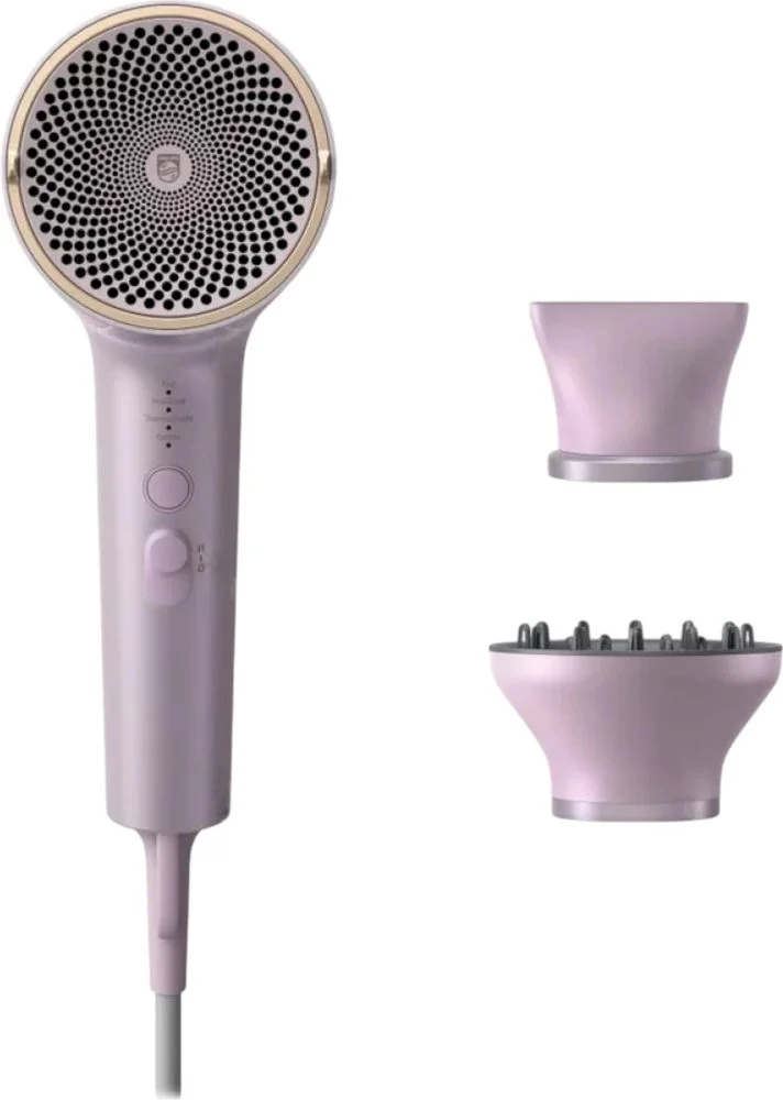 Фен Philips BHD723/10 (полноразмерный / 1800 Вт / 4 режима / холодный воздух / шнур - 2 м / диффузор)-1