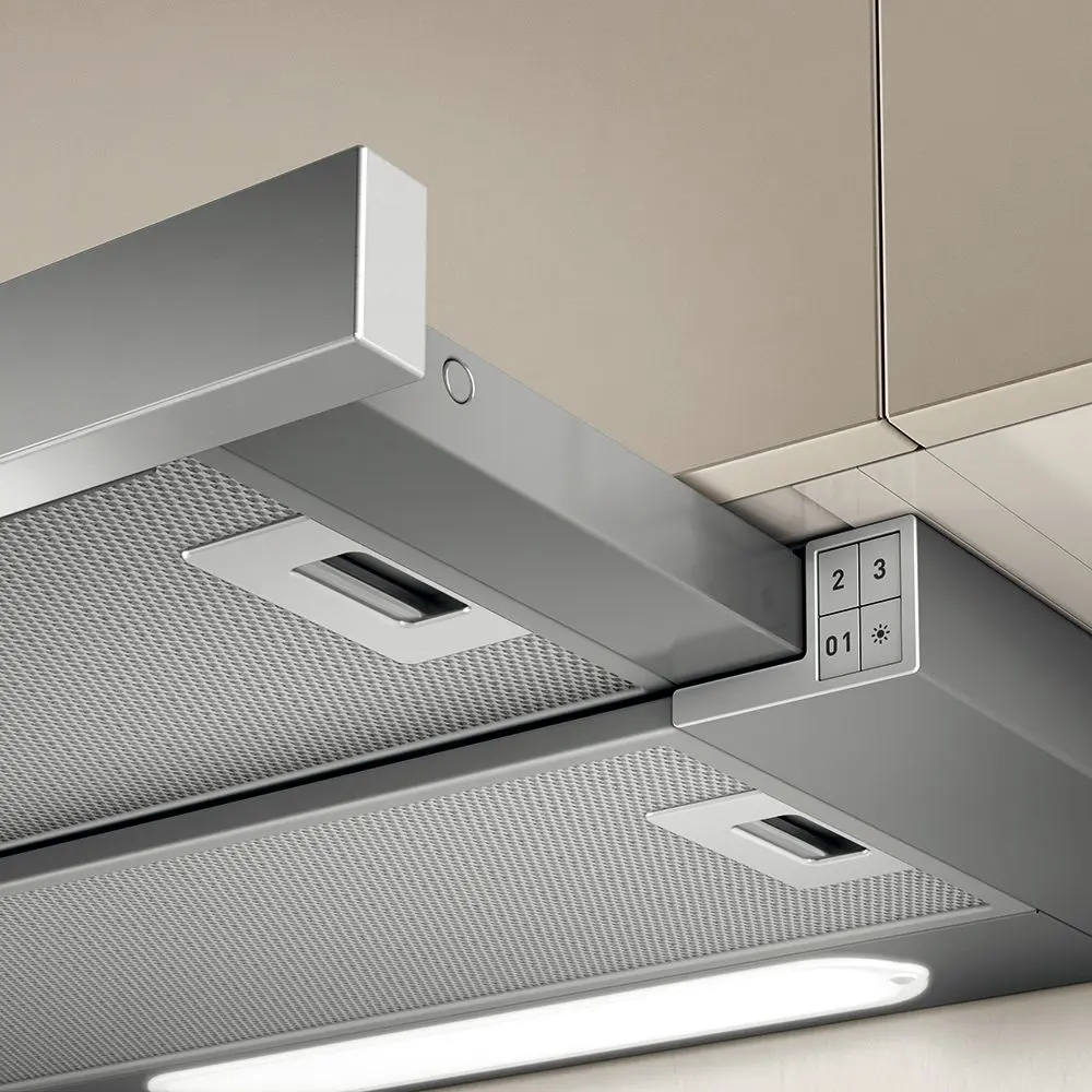 Вытяжка телескопическая Elica Elite 14 Lux GRIX/A/50 (650 м³/ч / 121 Вт / LED освещение 2x3 Вт / ширина - 49.8 см / нерж. сталь)-2