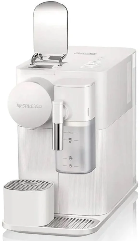Кофемашина капсульная DeLonghi Lattissima One EN510.W (капсулы Nespresso Original / 1450 Вт / 1.0 л / автоматический капучинатор / 5 напитков)-2