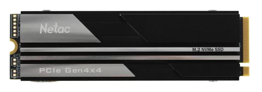 Жесткий диск SSD M.2 1 ТБ Netac NV5000 с радиатором NVMe PCI-E 4.0 x4, TLC, R4800/W4600 МБ/с, 2280, 640 TBW (NT01NV5000-1T0-E4X)-0