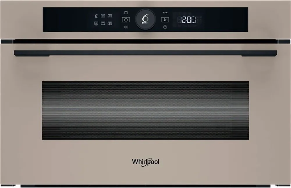 Микроволновая печь встраиваемая Whirlpool WMD54MBG (Бежевое стекло / 31 литр / ширина - 59,5 см / 1000 Вт / Гриль - 800 Вт / JetDefrost 3D)-0