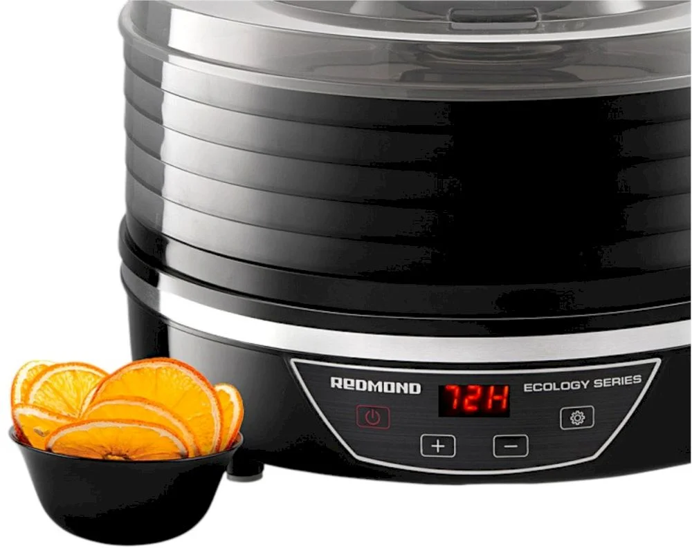 Сушилка для овощей и фруктов Редмонд FD1102 (500 Вт, 35-70°C, 5 секций, регулировка температуры, дисплей, таймер)-4