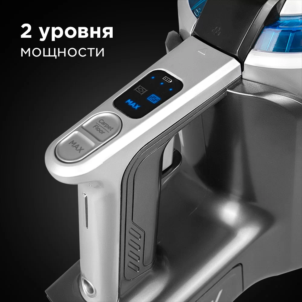 Пылесос вертикальный Redmond RV-UR380 (300 Вт / 80 Вт, контейнер 0,55 л, уборка: сухая, время работы до 30 мин)-2
