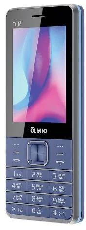 Телефон мобильный Olmio M30, синий-0