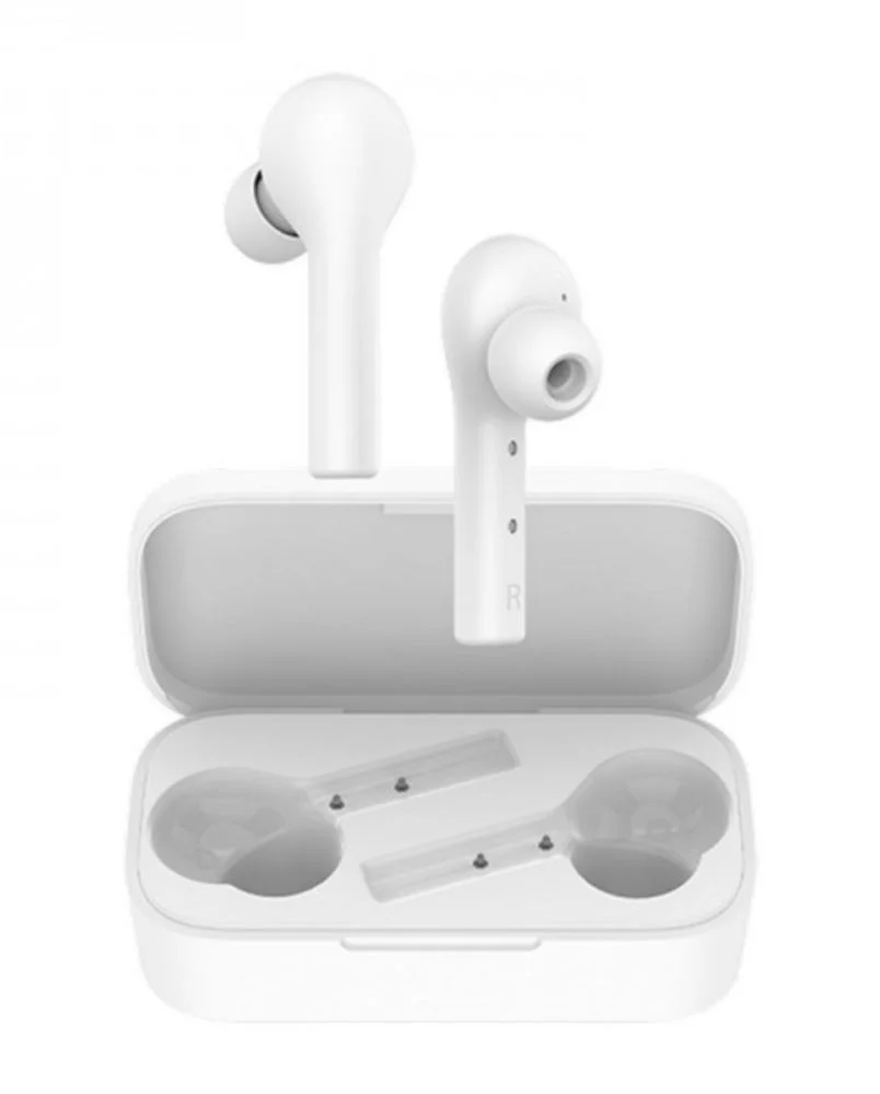 Беспроводные TWS наушники QCY-T5, (Bluetooth 5.1, AAC, SBC), Белые-1