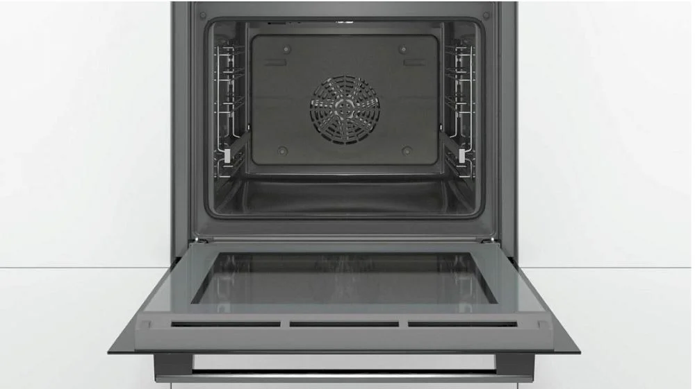 Духовой шкаф Bosch HBA534EB0 (Serie4 / 71 л / до 275 °C / Чёрное стекло / Гриль / съемные направляющие / EcoClean (задняя стенка) / A)-3