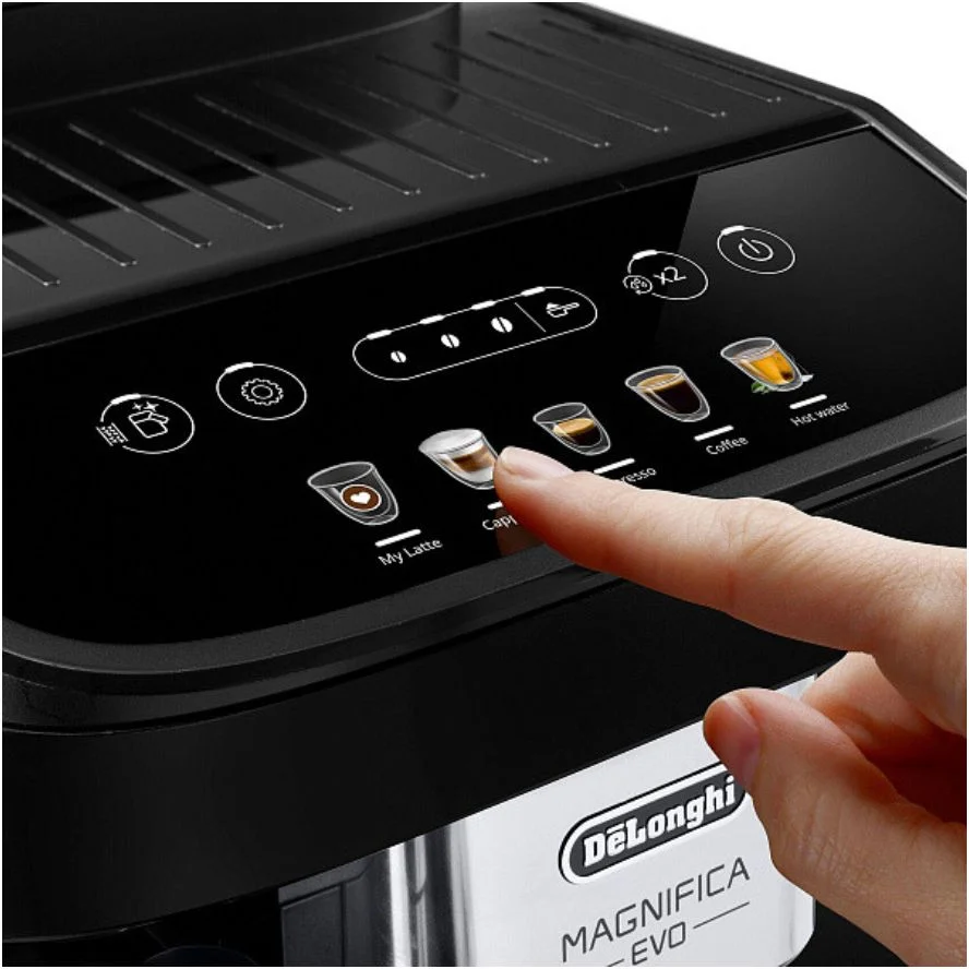 Кофемашина DeLonghi Magnifica Evo ECAM290.61.B (кофе зерновой, молотый/ 1450 Вт/ 1.8 л/ автоматический капучинатор/ 4 напитка)-4