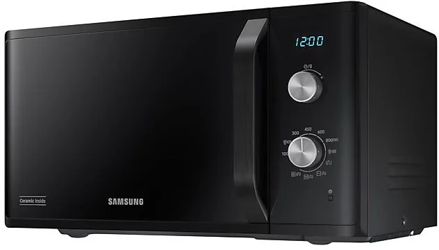 Микроволновая печь Samsung MG23K3614AK (23 л, 800 Вт, переключатели поворотный механизм, гриль, дисплей, черный)-2