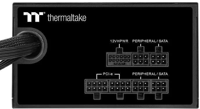 Блок питания Thermaltake 850W Smart BM3 полумодульный (80+ Bronze, 20+4 pin, 2x 4+4 pin CPU, 12VHPWR, 4x 6+2 pin PCI-E, Smart Zero Fan, 120mm Fan)-4