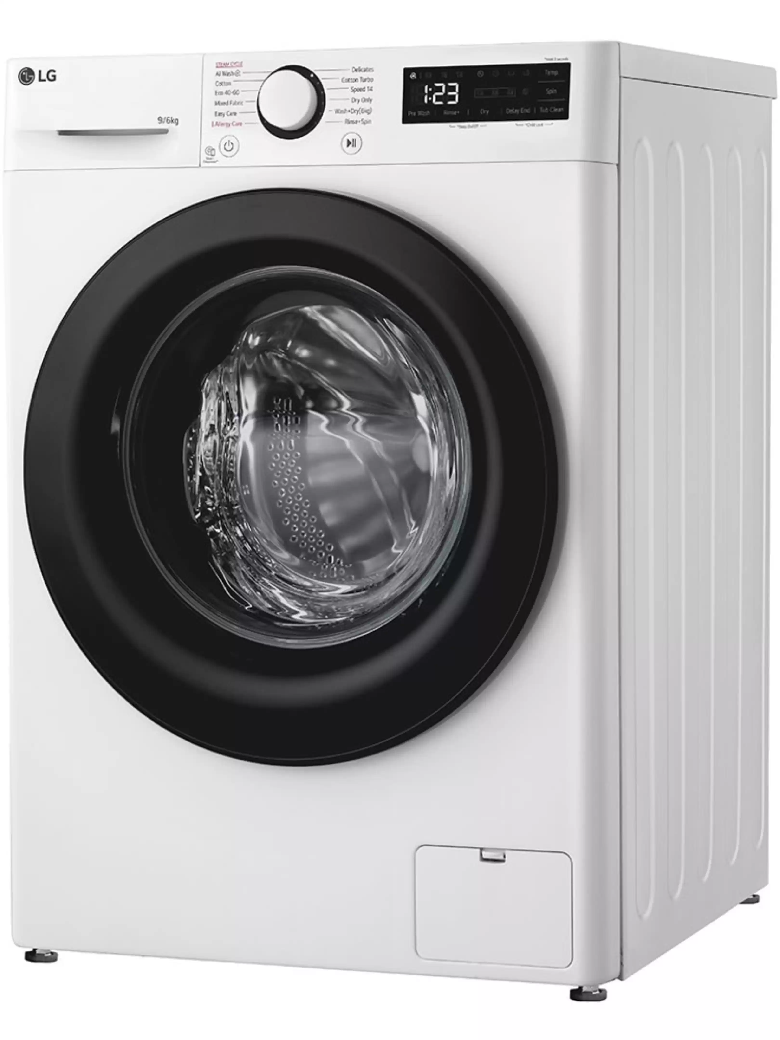 Стирально-сушильная машина LG F4DR509SBW (56.5см / 9кг / 6кг / 1400об / пар / AI DD / TurboWash™360 / Inverter Direct Drive / A+++)-11