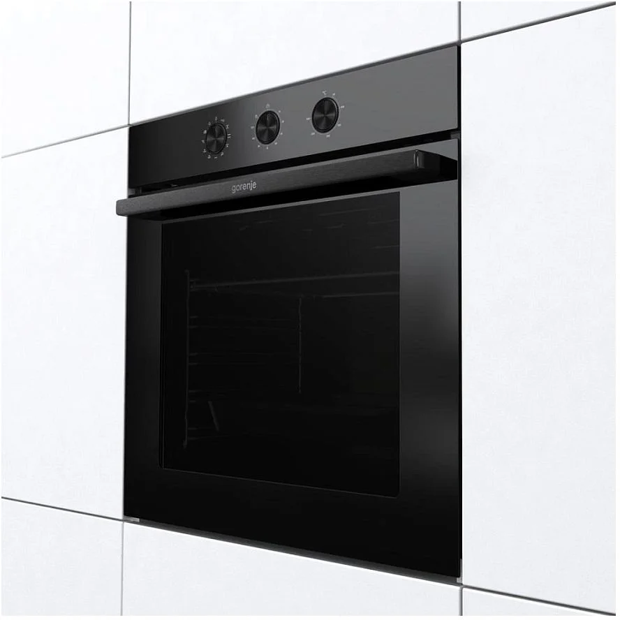 Духовой шкаф Gorenje BO6725E02BG (Essential / 77 л / до 300 °C / Чёрный, стекло / AquaClean / PerfectGrill / съемные направляющие / А)-5