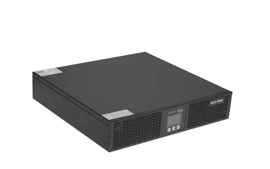ИБП On-line ExeGate PowerExpert ULS-1000.LCD.AVR.6C13.USB.RS232.SNMP.2U (1000VA/1000W, On-Line, PF=1, LCD, 6*C13, RS232, USB, SNMP-slot, батарея 12V 7-0
