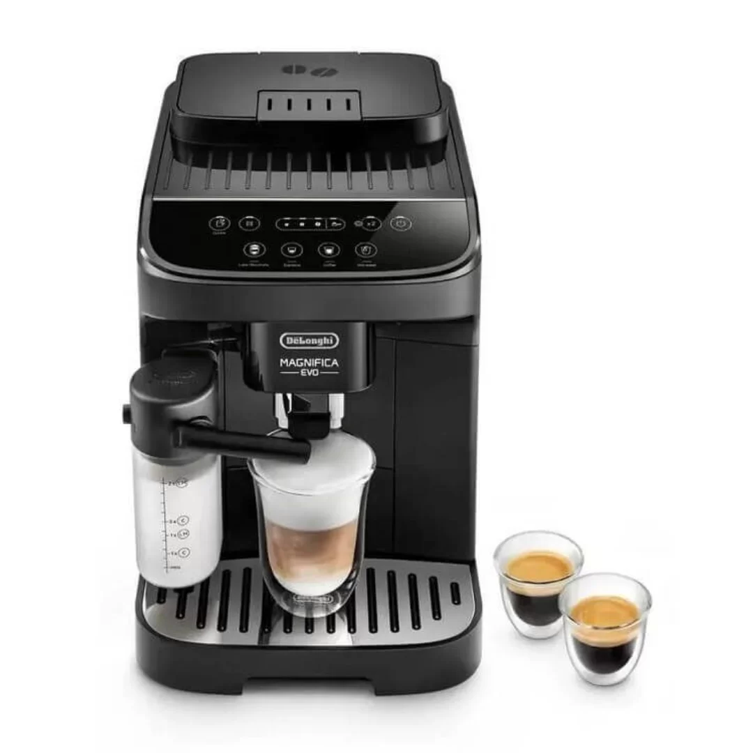 Кофемашина DeLonghi Magnifica Evo ECAM290.51.B (кофе зерновой, молотый/ 1450 Вт/ 1.8 л/ автоматический капучинатор/ 4 напитка)-0
