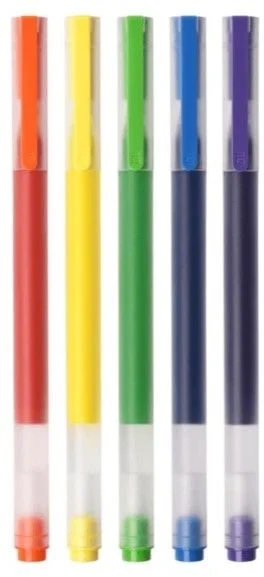 Ручка гелевая Xiaomi High-capacity Gel Pen (5-pack) (BHR8860GL)-0