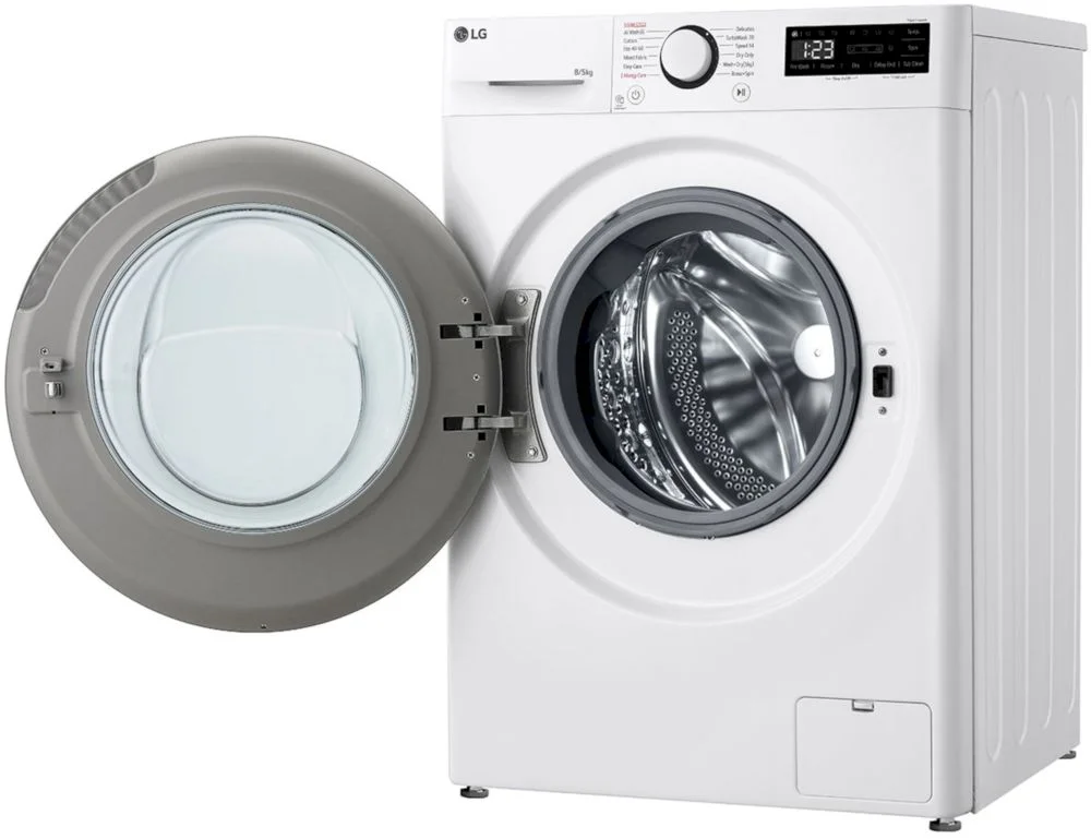 Стирально-сушильная машина LG F2DR508S1W (47.5см / 8кг / 5кг / 1200об / пар / добавление белья / AI DD / TurboWash™360 / Inverter Direct Drive / A+++)-12