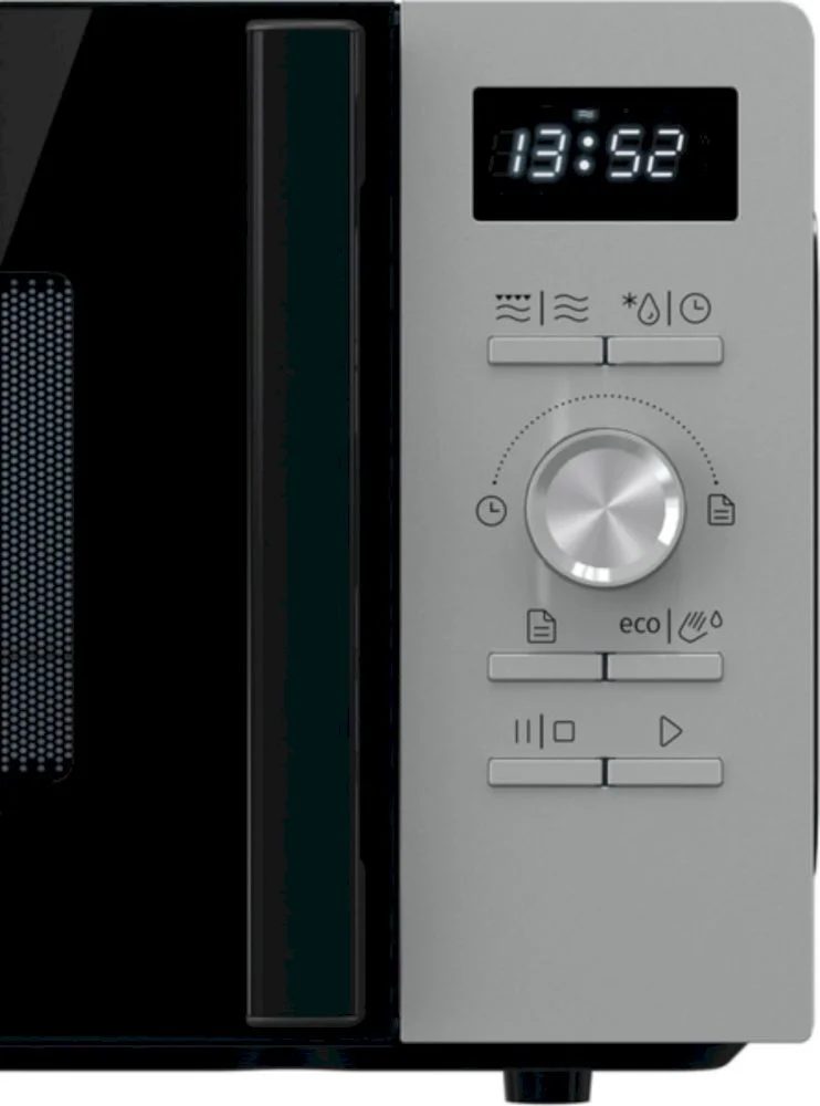Микроволновая печь Gorenje MO20A4XH (Advanced / 20 л, 800 Вт, переключатели кнопки + поворотный механизм, гриль 1000 Вт, серебристый/черный)-3