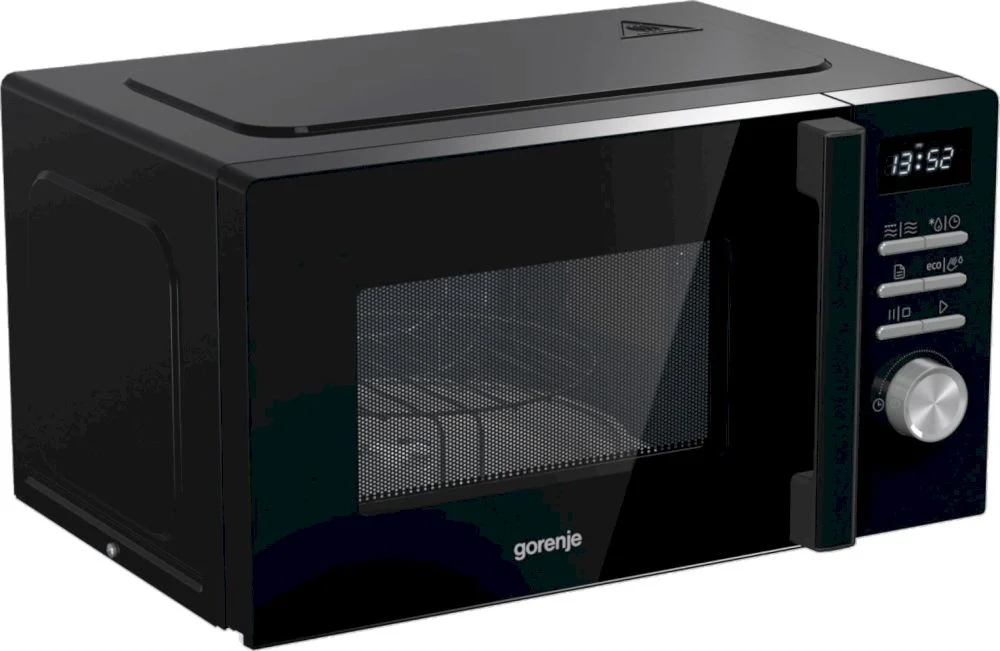 Микроволновая печь Gorenje MO20A4BH (Advanced / 20 л, 800 Вт, переключатели кнопки + поворотный механизм, гриль 1000 Вт, черный)-0