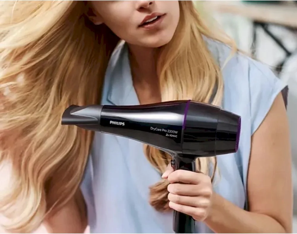 Фен Philips BHD274/00 (полноразмерный / 2200 Вт / 3 режима / холодный воздух / шнур - 2 м / AC мотор/ диффузор)-4