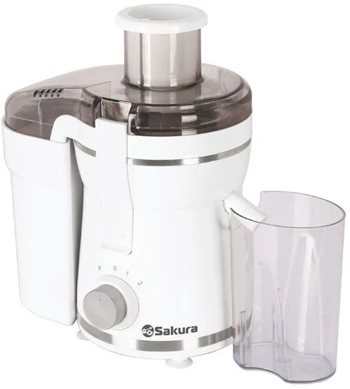 Соковыжималка Sakura SA-6511W (800 Вт/ центробежная/ скоростей - 2/ 400 мл/ корпус - пластик)-0