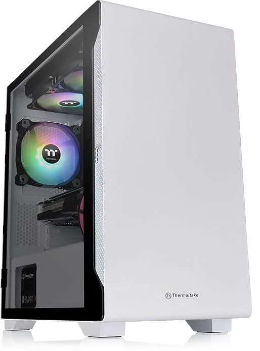Корпус Thermaltake S100 mATX TG  Snow/White 2*3.5, 2*2.5int,  1*USB3, 2USB2 CA-1Q9-00S6WN-00-0