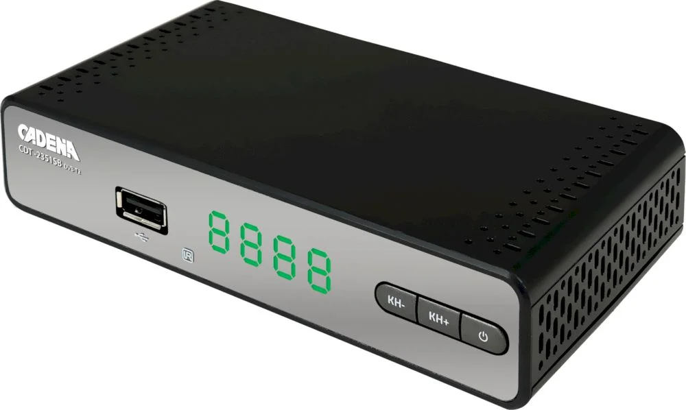 Приемник цифровой эфирный DVB-T2 Cadena CDT-2351SB-0