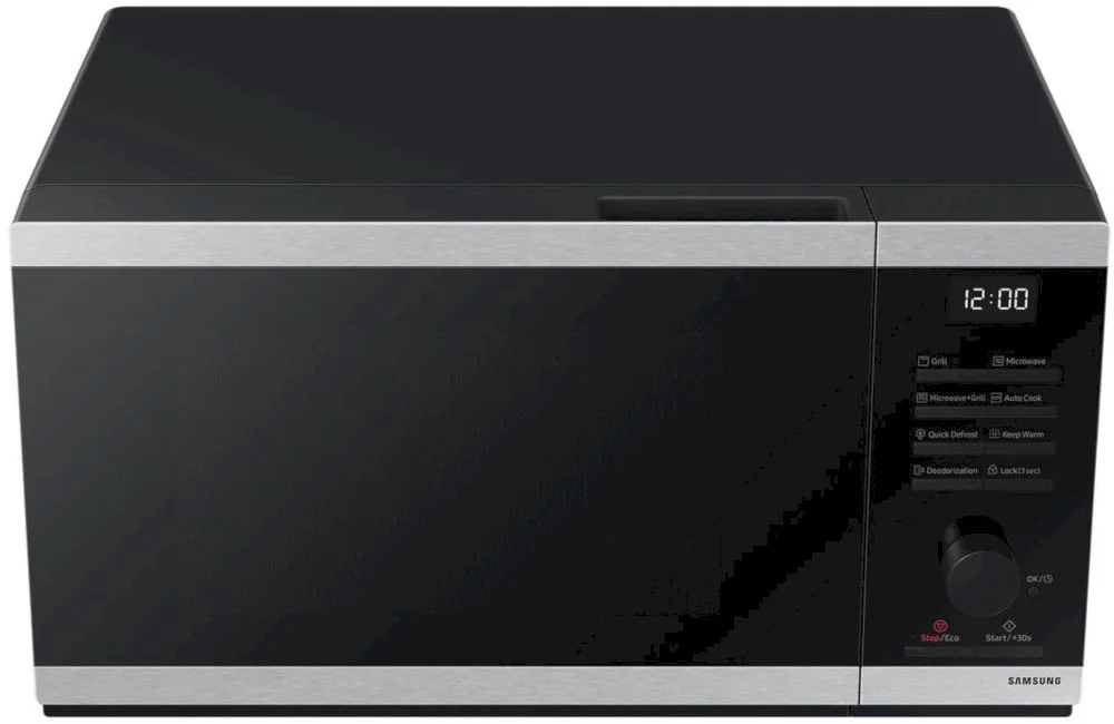 Микроволновая печь Samsung MG23DG4524ATE2 (23 л, 800 Вт, переключатели поворотный механизм, кнопки, гриль 1150 Вт, дисплей, черный/нерж. сталь)-3