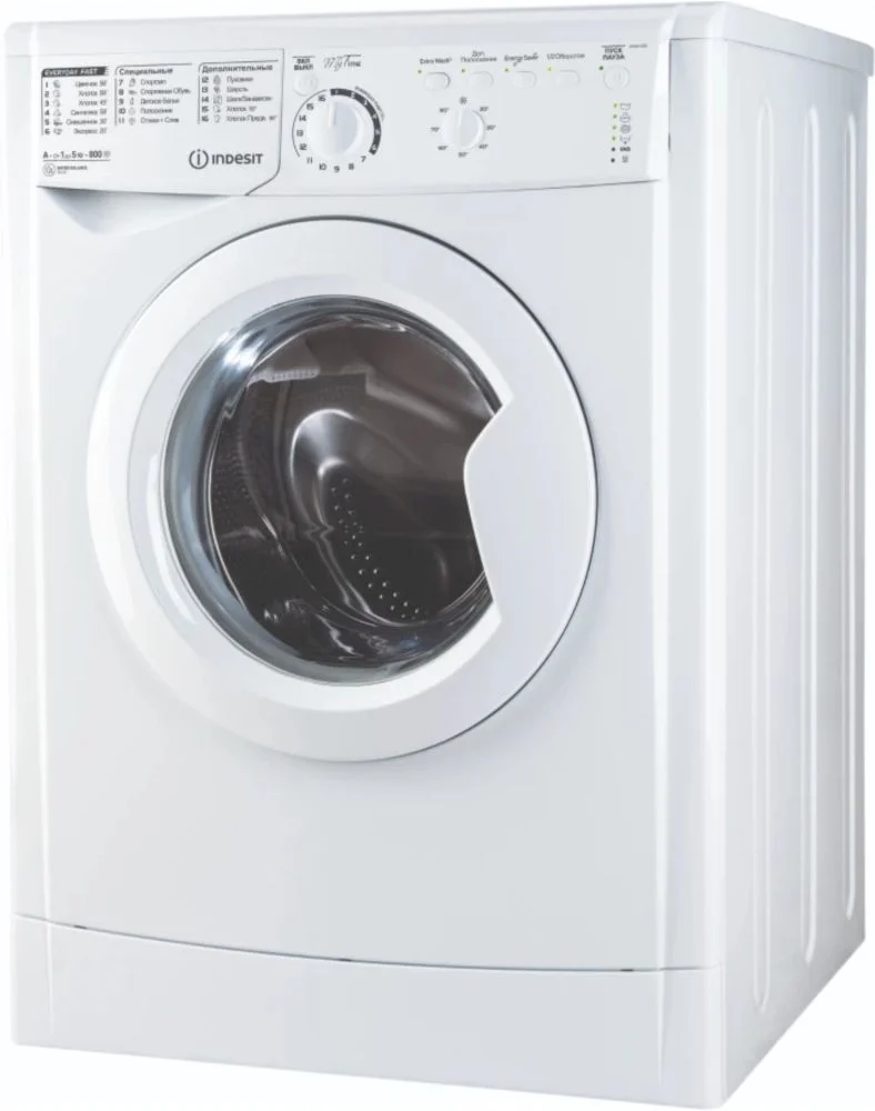 Стиральная машина Indesit EWSB 5085 CIS (42 см / 5кг / 800об / Extra Wash / A)-0