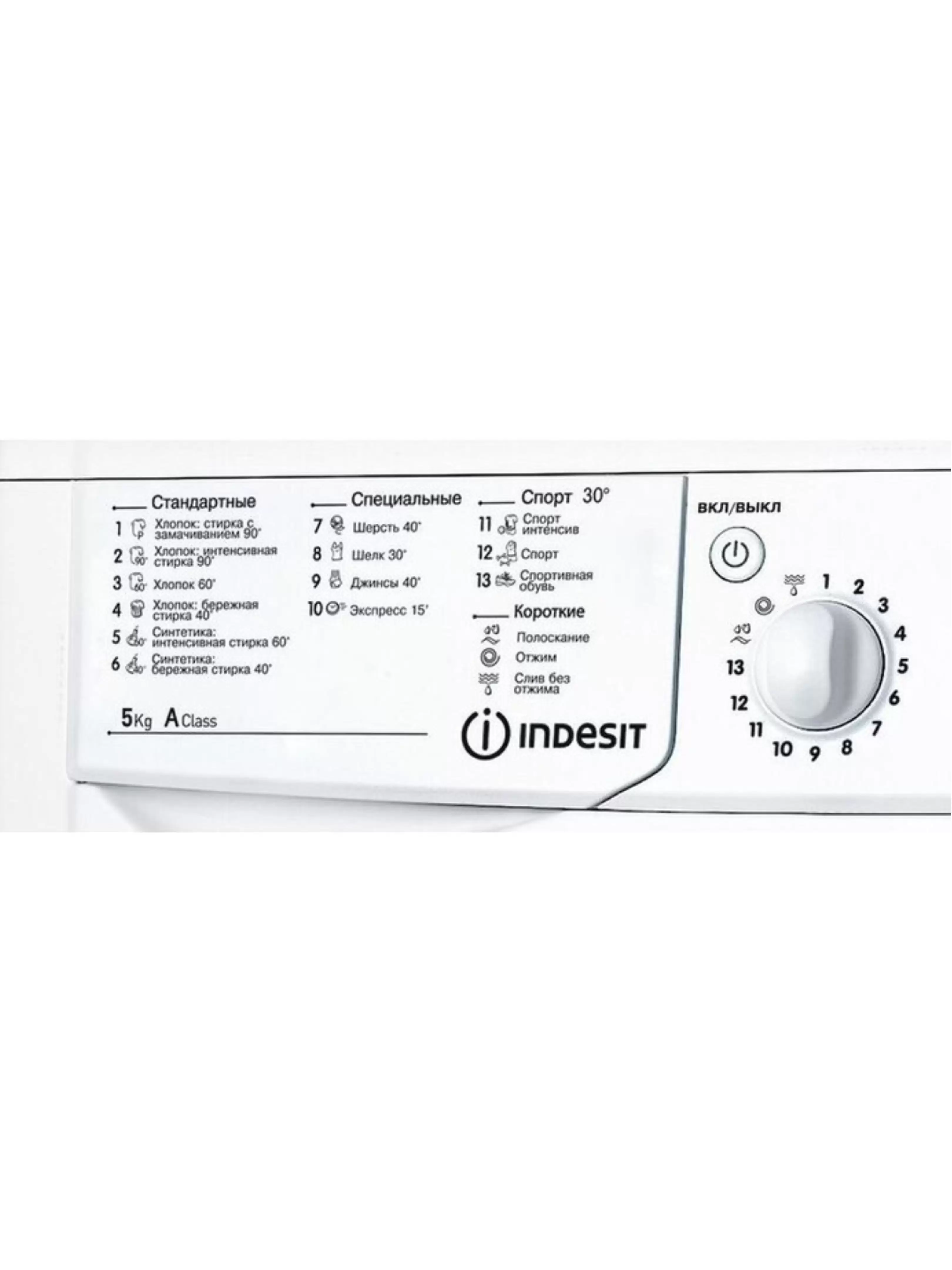 Стиральная машина Indesit IWSB 5085 (CIS) (42 см / 5кг / 800об / Eco Time / A)-2