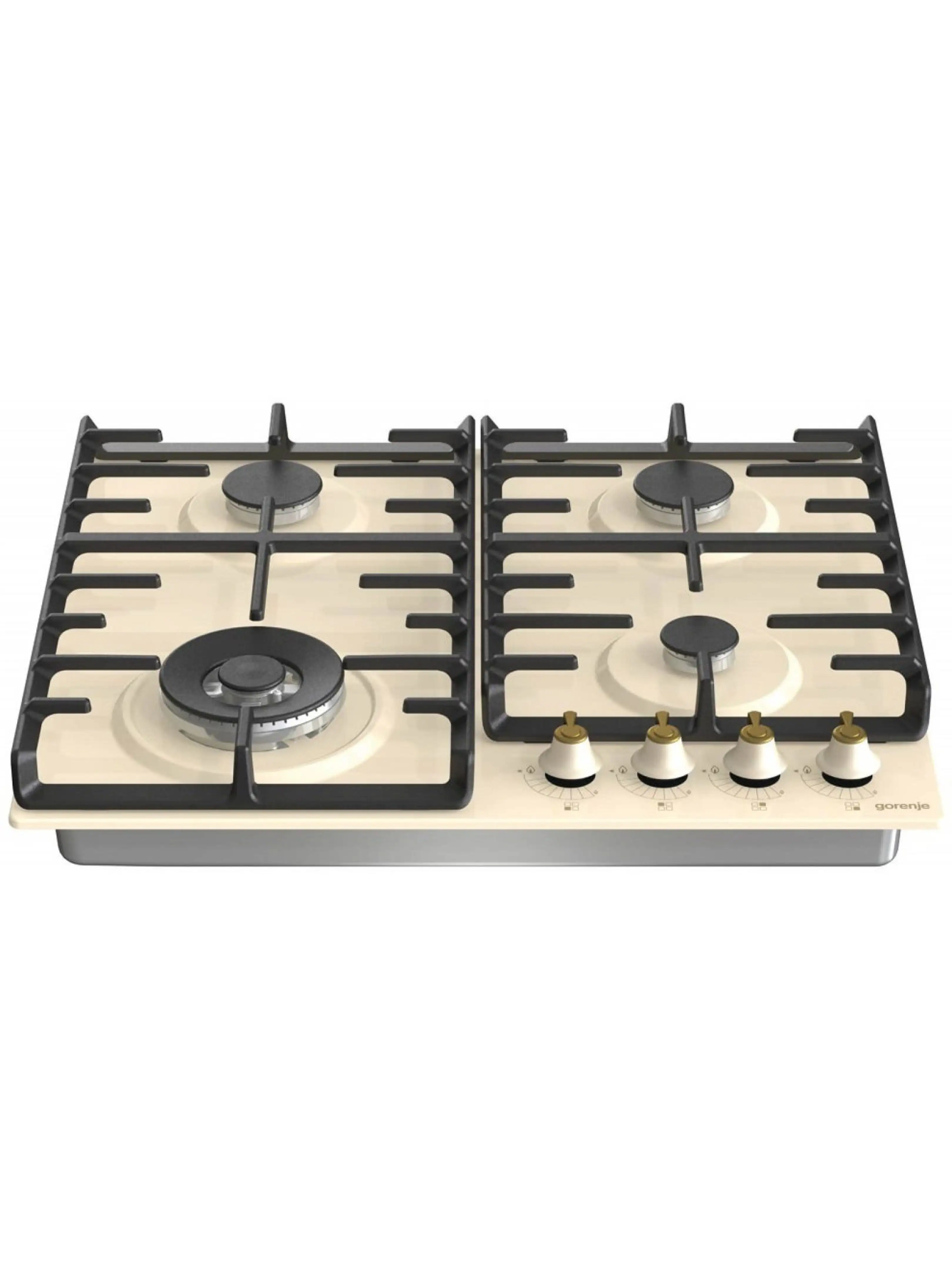 Поверхность газовая Gorenje GW642CLI (Classico / беж / эмаль / чугун / WOK)-5